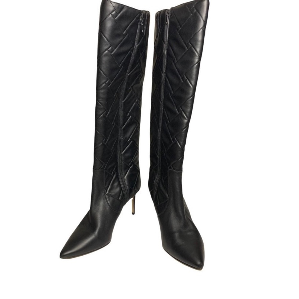 Kurt Geiger Bickley Quilted Knee High Boots - Sz. 9.5/10